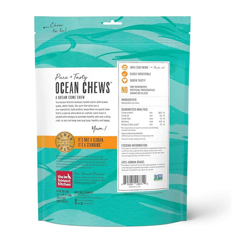 Honest Kitchen Beams Ocean Chews Cod Fish Skins Dehydrated Dog Treats 5.5oz - Poudre Pet and Feed Supply
